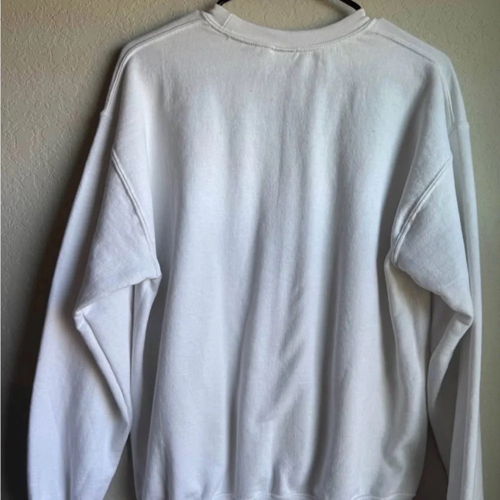 NIRVANA White and Green Graphic Crewneck Sweater - Picture 4 of 4